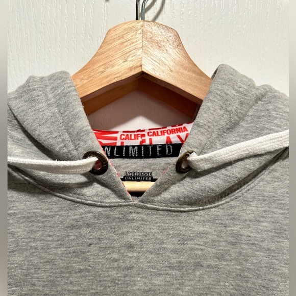 Lacrosse Unlimited California Lacrosse Hooded Sweatshirt/ Hoodie - Size: LG - Picture 7 of 12